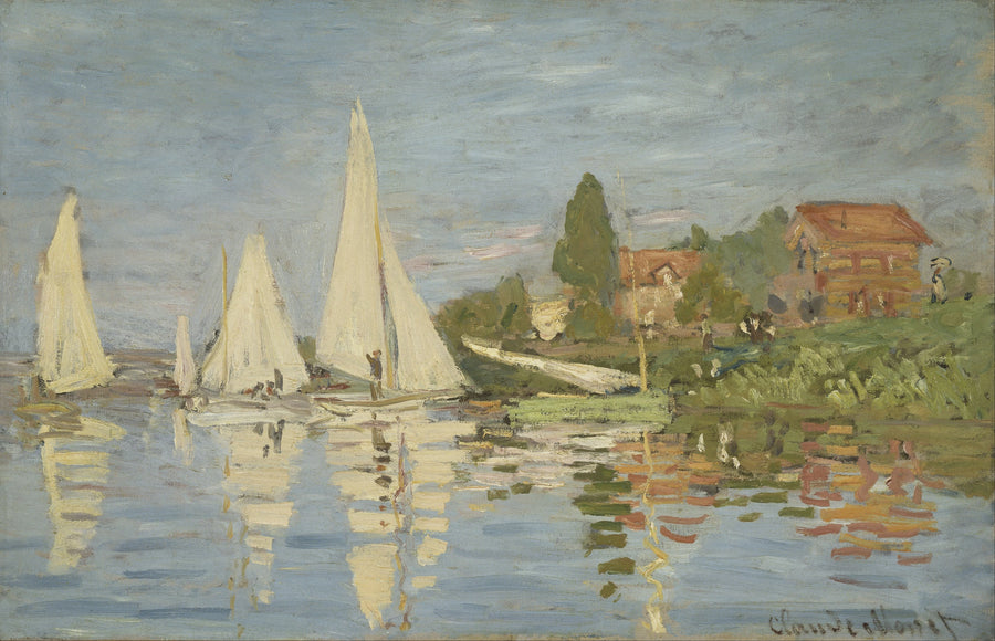 Argenteuil W233'teki yarışlar - Claude Monet