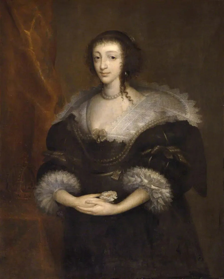 Reine Henriette Marie (1609–1669), Charles I'in eşi - Antoine van Dyck