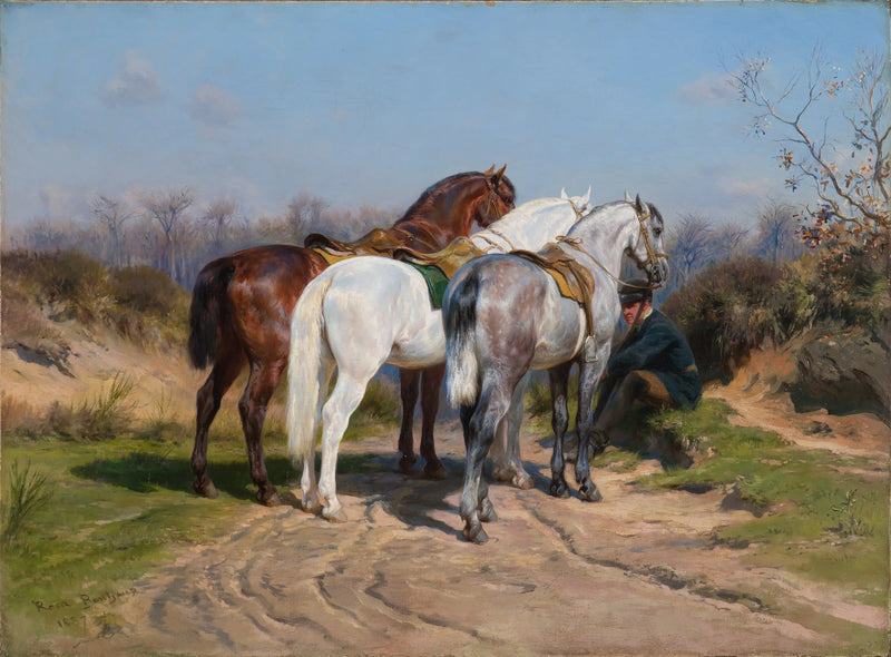 Av Tüfeği Düğmesi - Rosa Bonheur