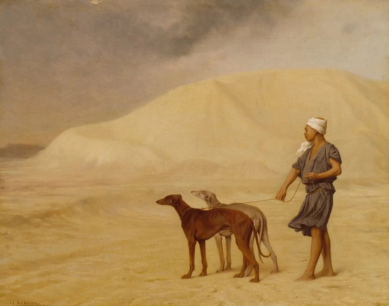 Çölde Köpekler - Jean-Léon Gérôme