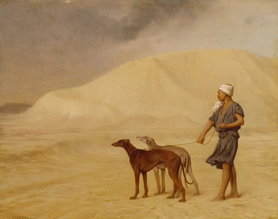 Çölde Köpekler - Jean-Léon Gérôme