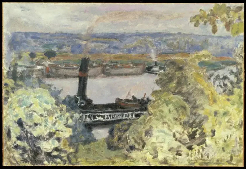 Seine'de Römorkör - Pierre Bonnard