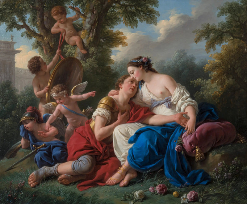 Renaud ve Armide - Louis Jean François Lagrenée