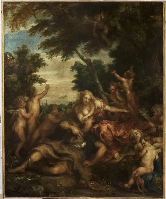 Renaud ve Sihirbaz Armide - Antoine van Dyck