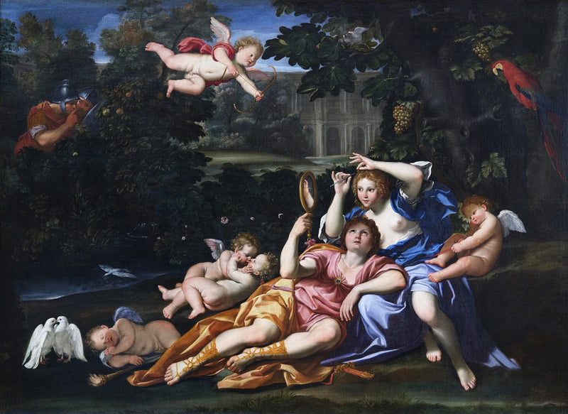 Renaud'un Armide Aynası - Domenichino
