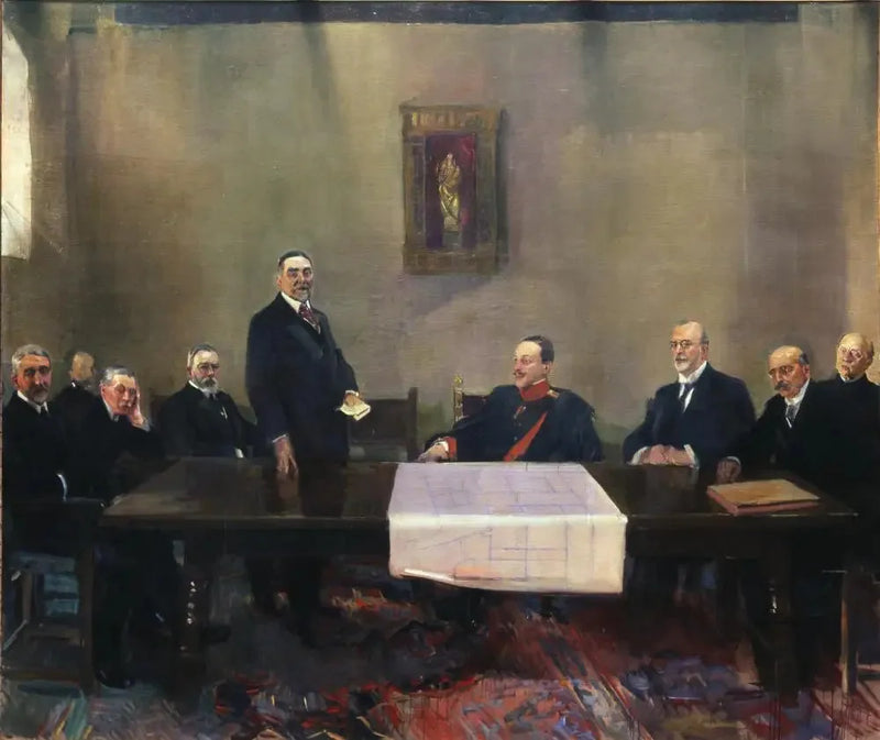El Greco Evi-Müzesi Patronato Toplantısı, Toledo - Joaquín Sorolla
