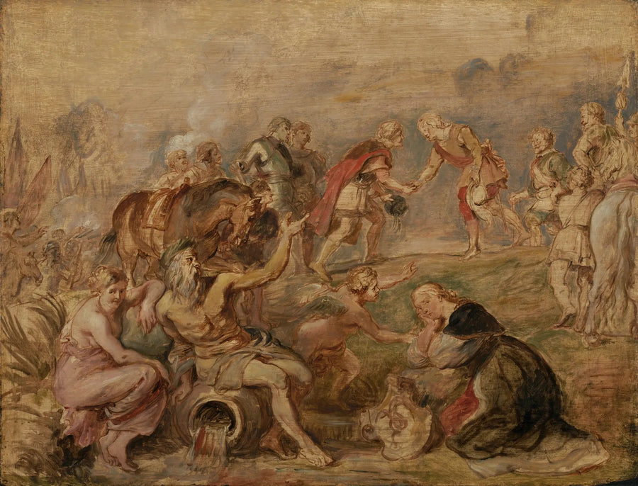 Macar Kralı Ferdinand ile İspanya Kardinal-Prensi Ferdinand'ın Nördlingen'de Buluşması - Peter Paul Rubens