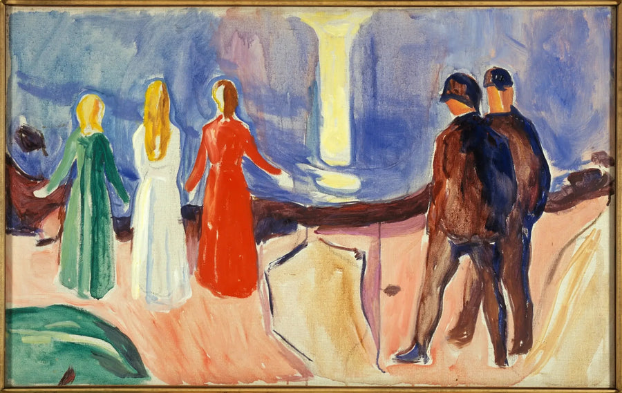 Plajda Buluşma - Edvard Munch