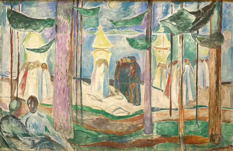 Plajda Buluşma - Edvard Munch