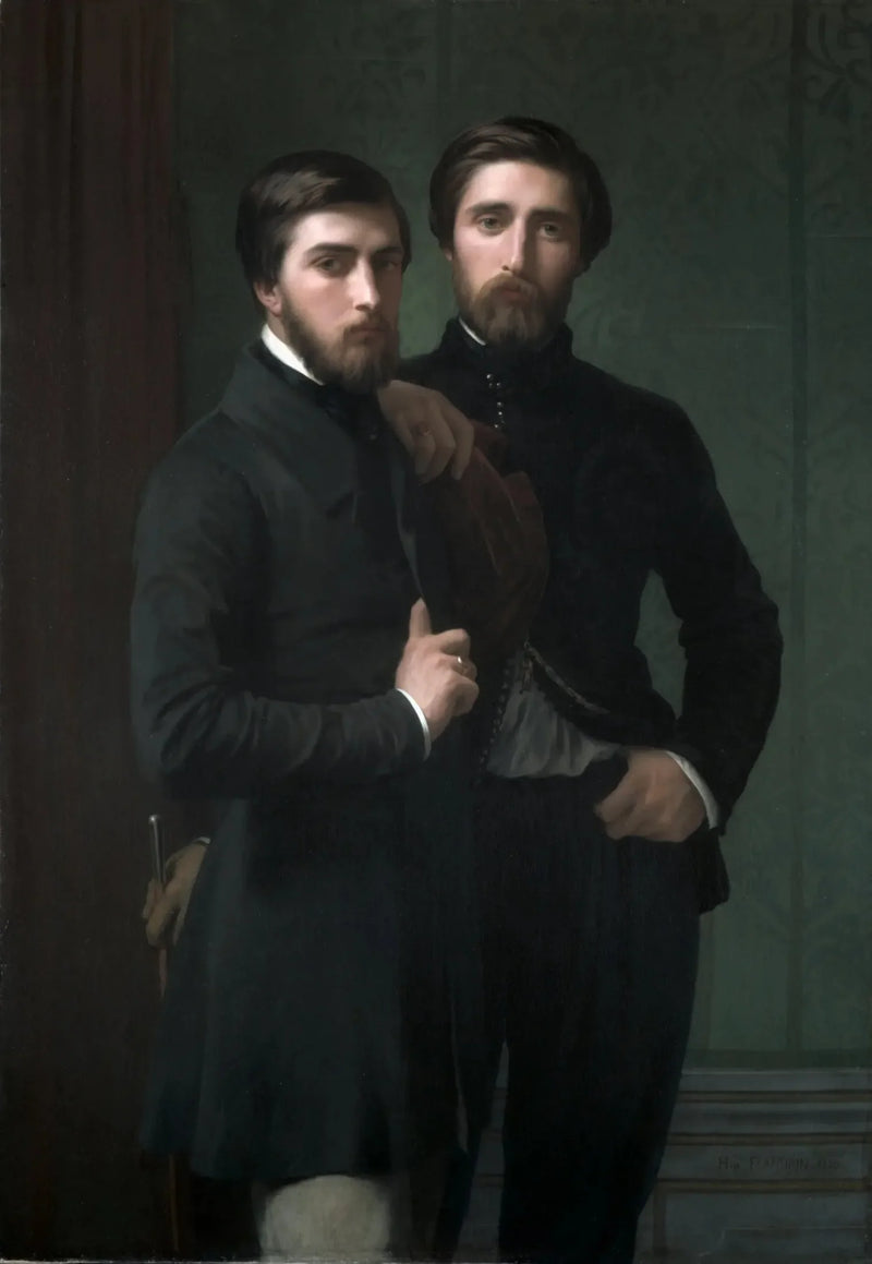 René-Charles Dassy ve kardeşi Jean-Baptiste-Claude-Amédé Dassy - Hippolyte Flandrin