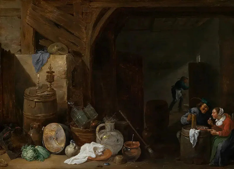 Ahırda Öğün - David Teniers le Jeune