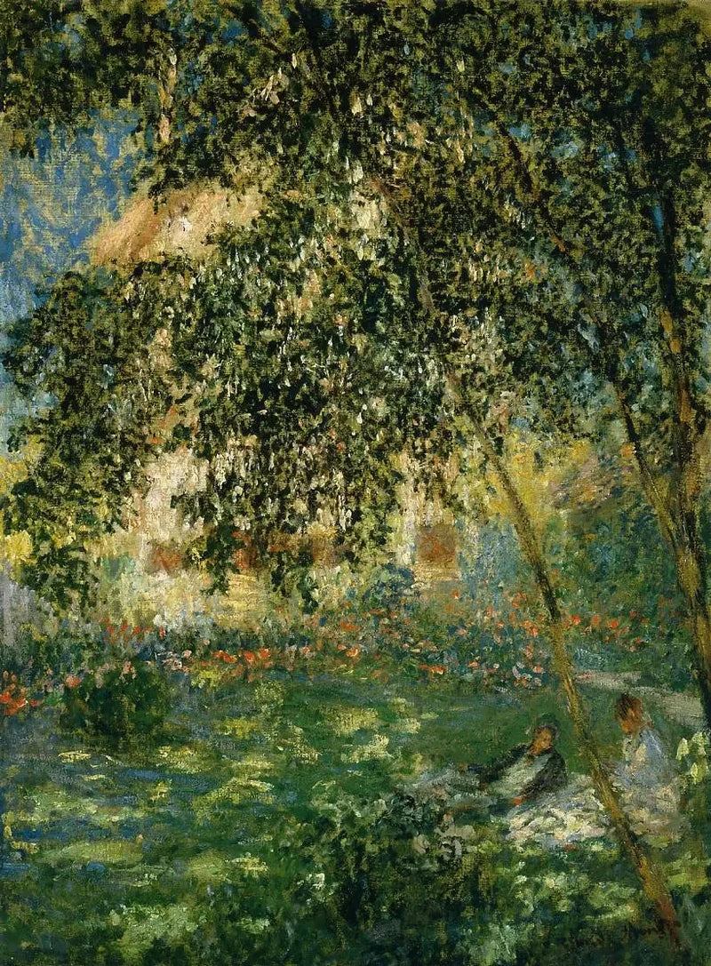 Bahçede dinlenin, Argenteuil W408 - Claude Monet