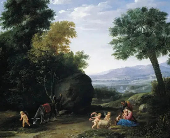 Mısır'a Kaçışta Dinlenme - Claude Lorrain