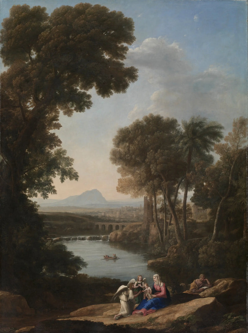 Mısır'a Kaçışta Dinlenme - Claude Lorrain