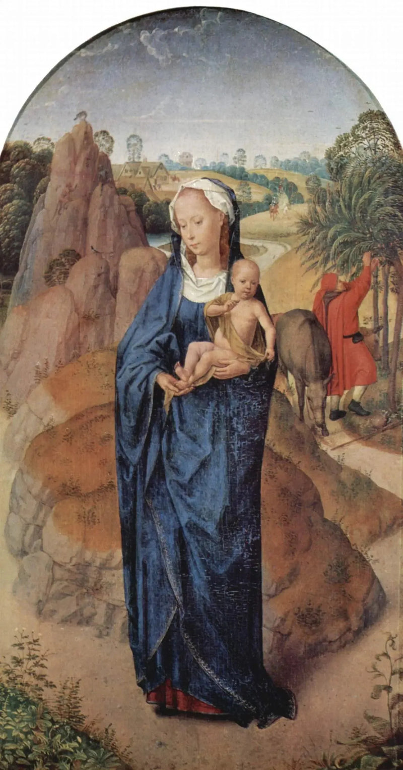 Mısır'a Kaçışta Dinlenme - Hans Memling