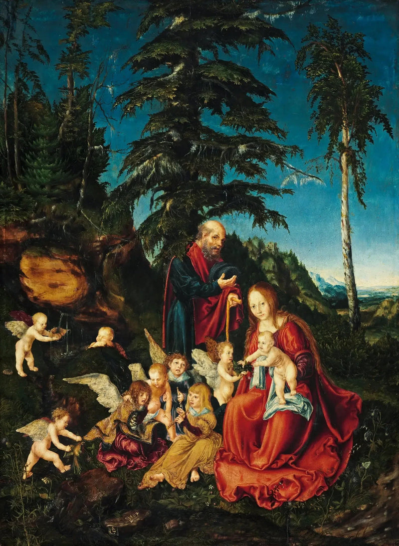Mısır'a Kaçışta Dinlenme - Lucas Cranach the Elder