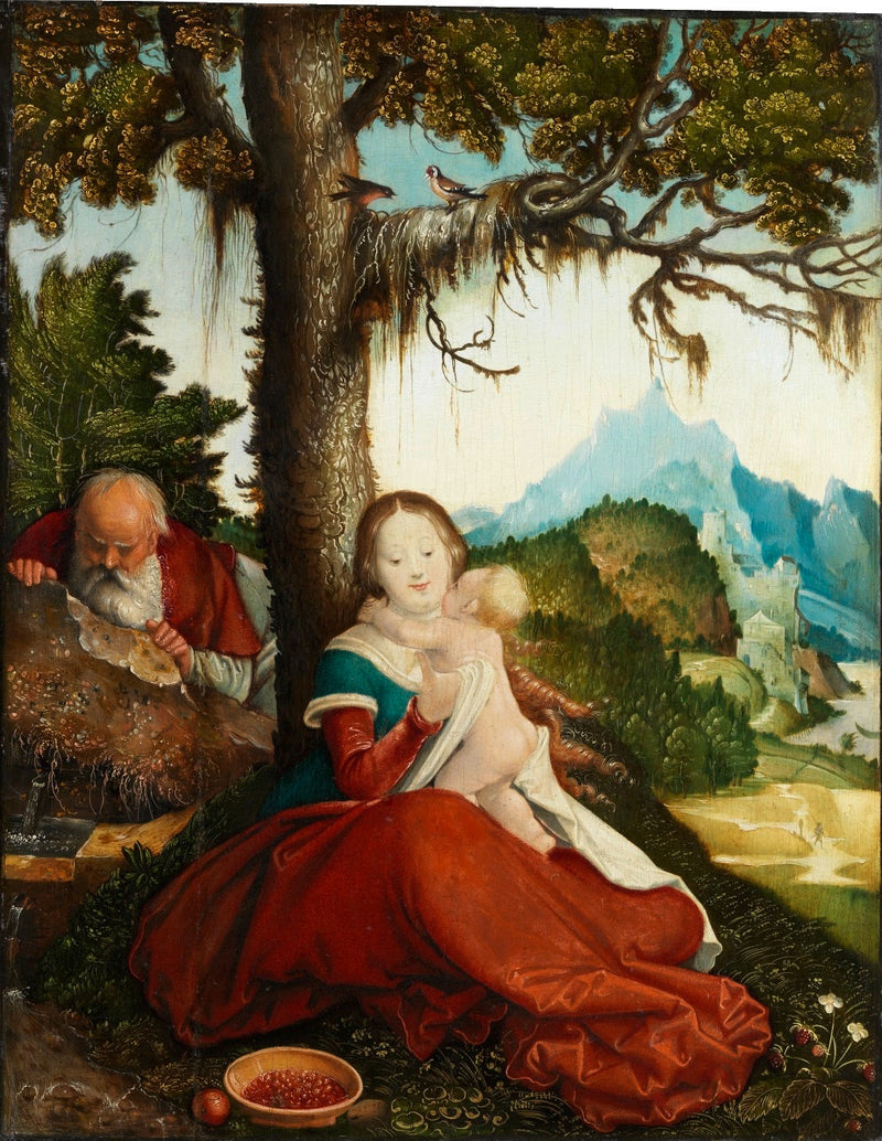 Mısır'a uçarken dinlenin - Hans Baldung Grien