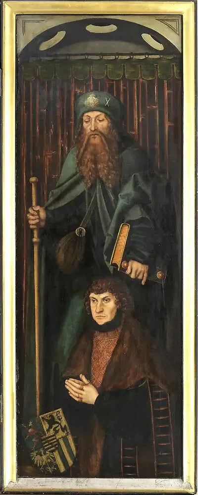 Zwickau Sainte-Catherine Kilisesi Altarı [sağ kanat] - Lucas Cranach the Elder