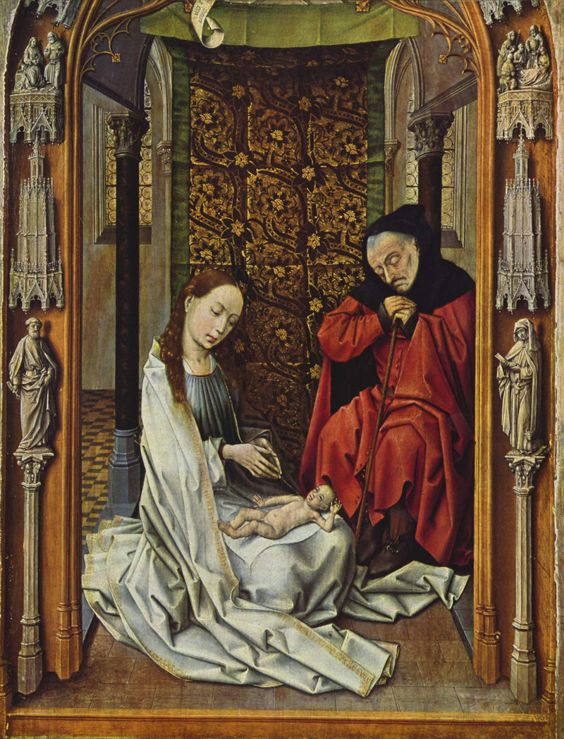 Kraliyet Şapeli Retablo: Kutsal Aile - Juan de Flandes