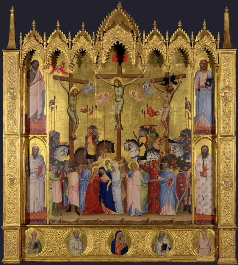 İsa'nın Çarmıha Gerilişi Altar Tablosu - Jacopo di Cione