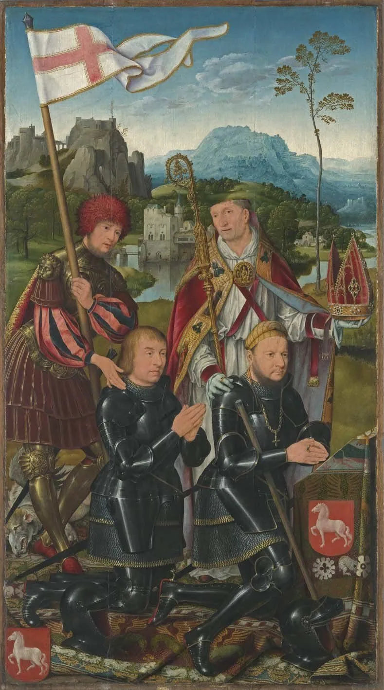 Marientod Altar Tahtası - sol panel - Joos van Cleve
