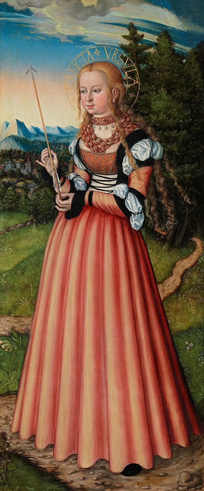 Pfirtscher Retablo: Aziz Ursula - Lucas Cranach the Elder