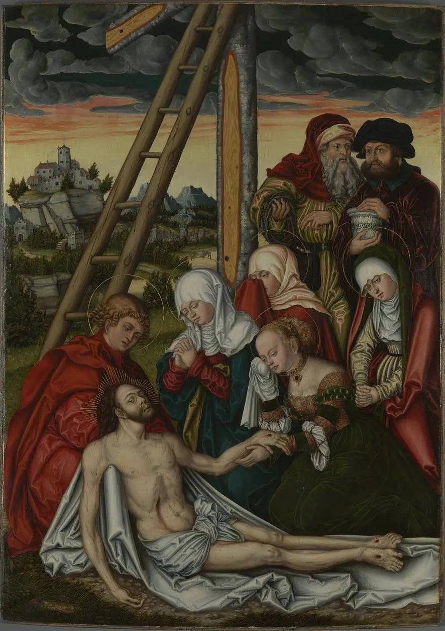 Pierre ve Paul Sunaklığı: İsa'nın Yasını Tutma - Lucas Cranach the Elder