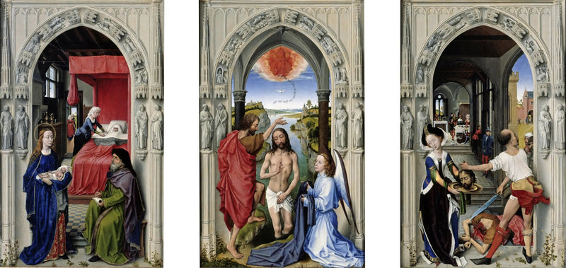 Saint Jean-Baptiste Altarı - Rogier van der Weyden