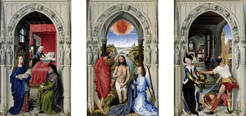 Saint Jean-Baptiste Altarı - Rogier van der Weyden