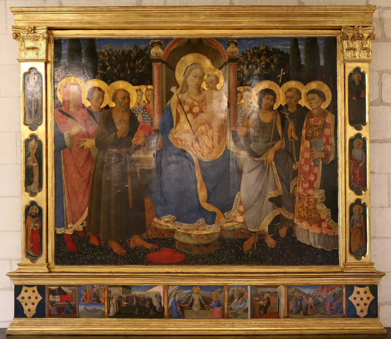 Saint Jerome Altar Tablosu - Zanobi Strozzi
