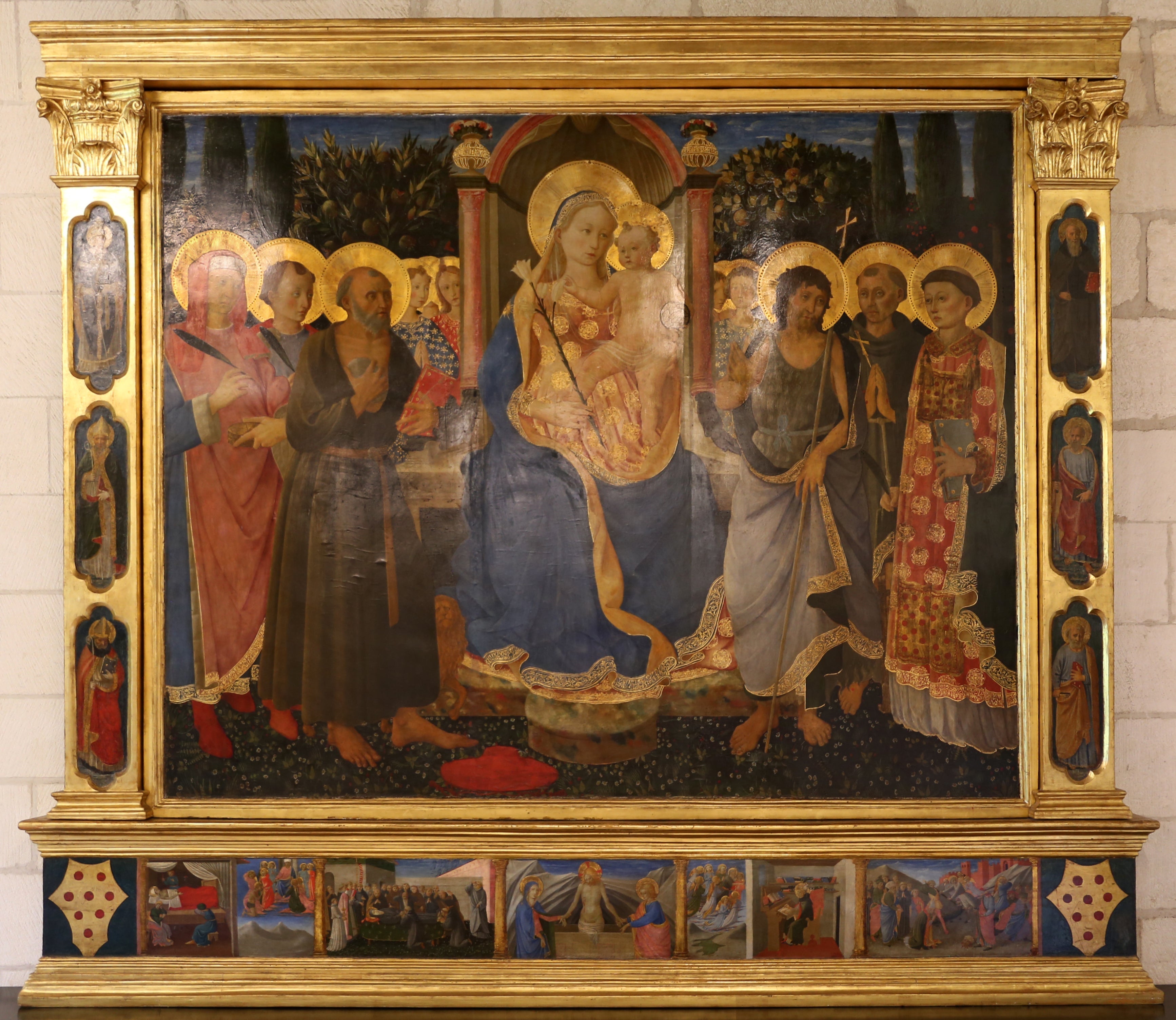 Retable de saint Jérôme - Zanobi Strozzi