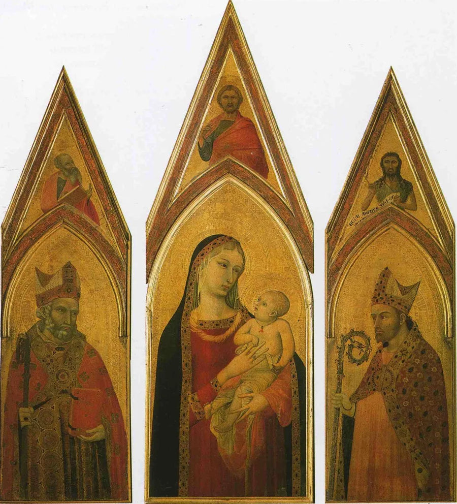 Saint Proculus Altar Taşı - Ambrogio Lorenzetti