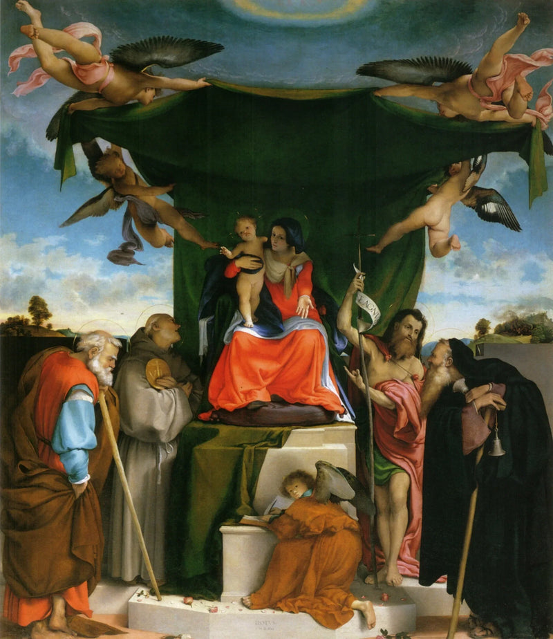 San Bernardino Pignolo Sekreteri - Lorenzo Lotto