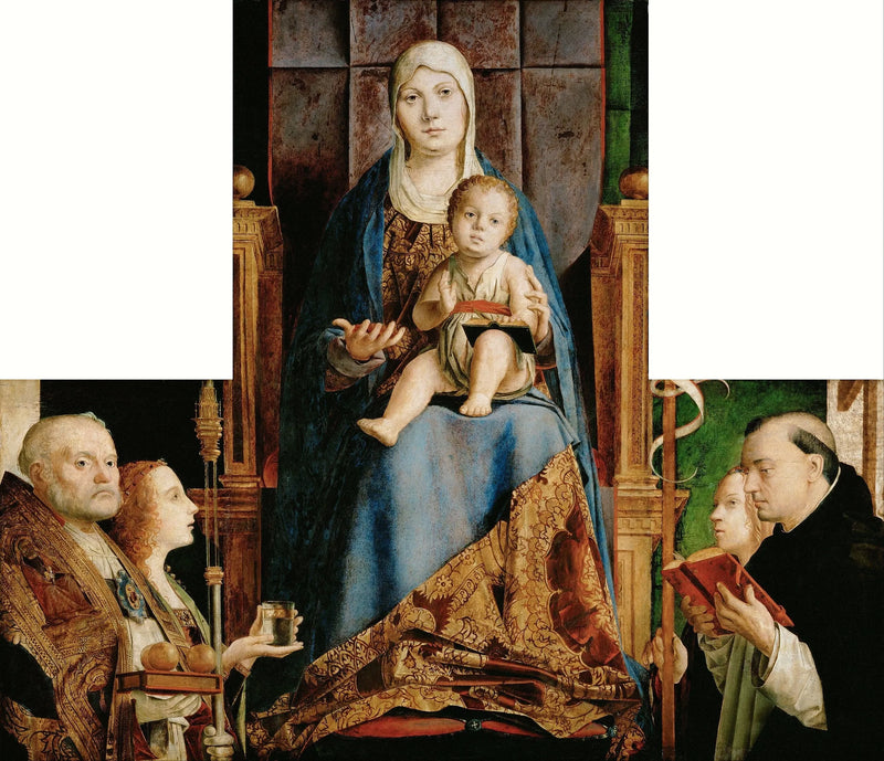 San Cassiano Altar Taşı - Antonello de Messine