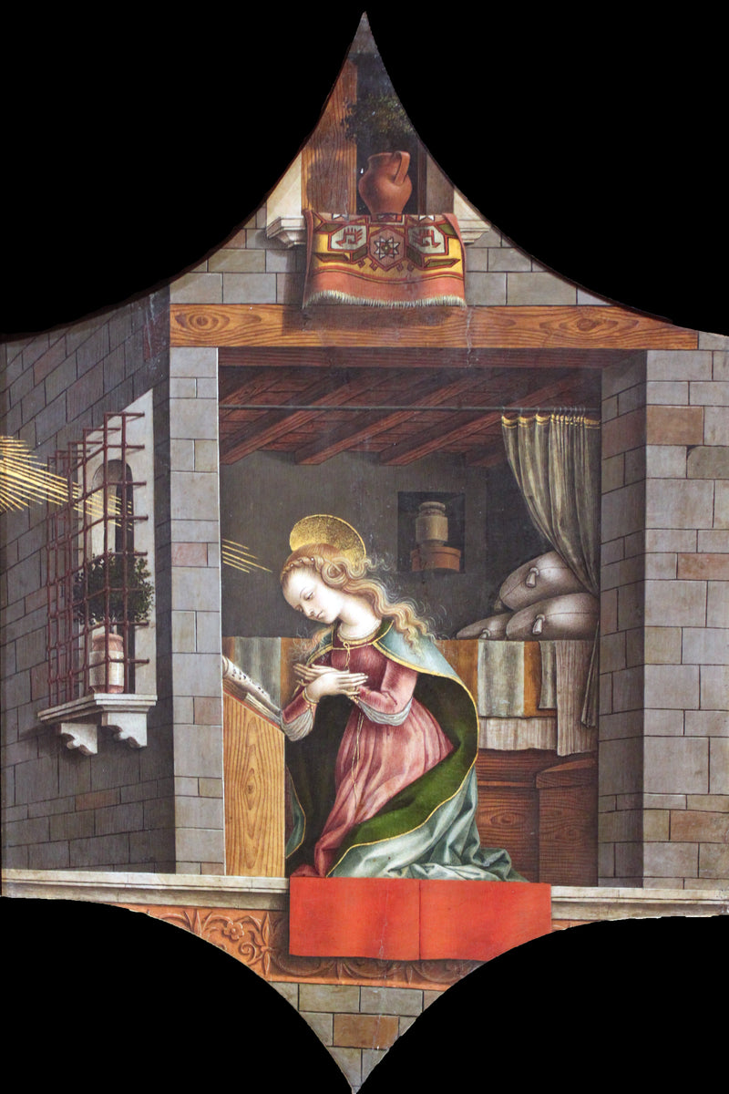 San Domenico Altarı: Müjdeleyen Meryem - Carlo Crivelli