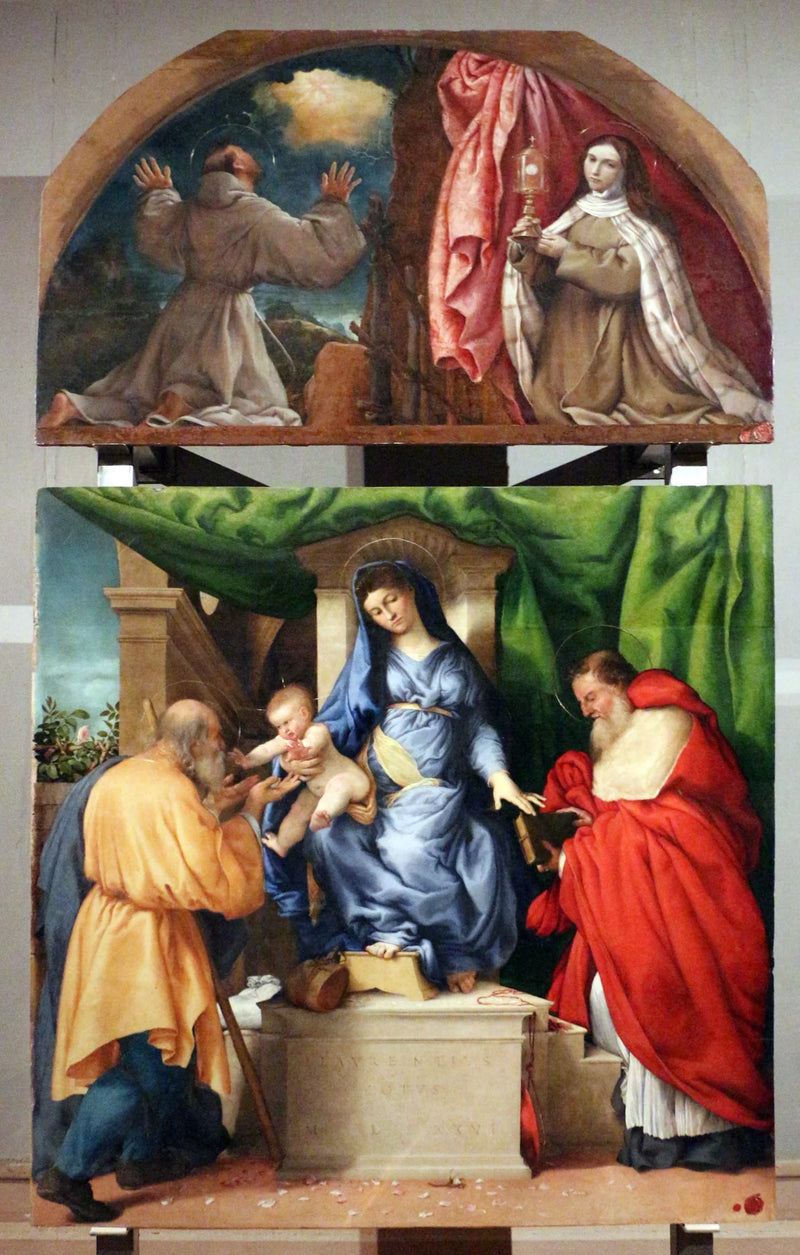 San Francesco al Monte Altarı - Lorenzo Lotto