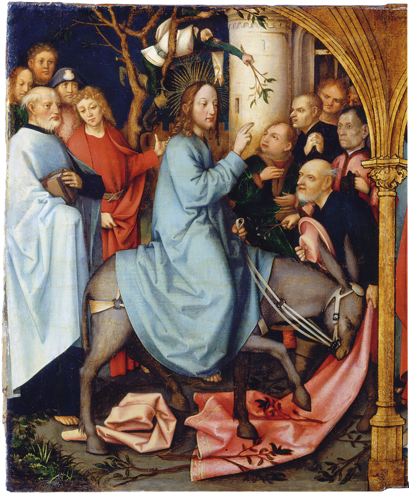 Frankfurt Dominikan Altarı: Kudüs'e Giriş - Hans Holbein the Elder