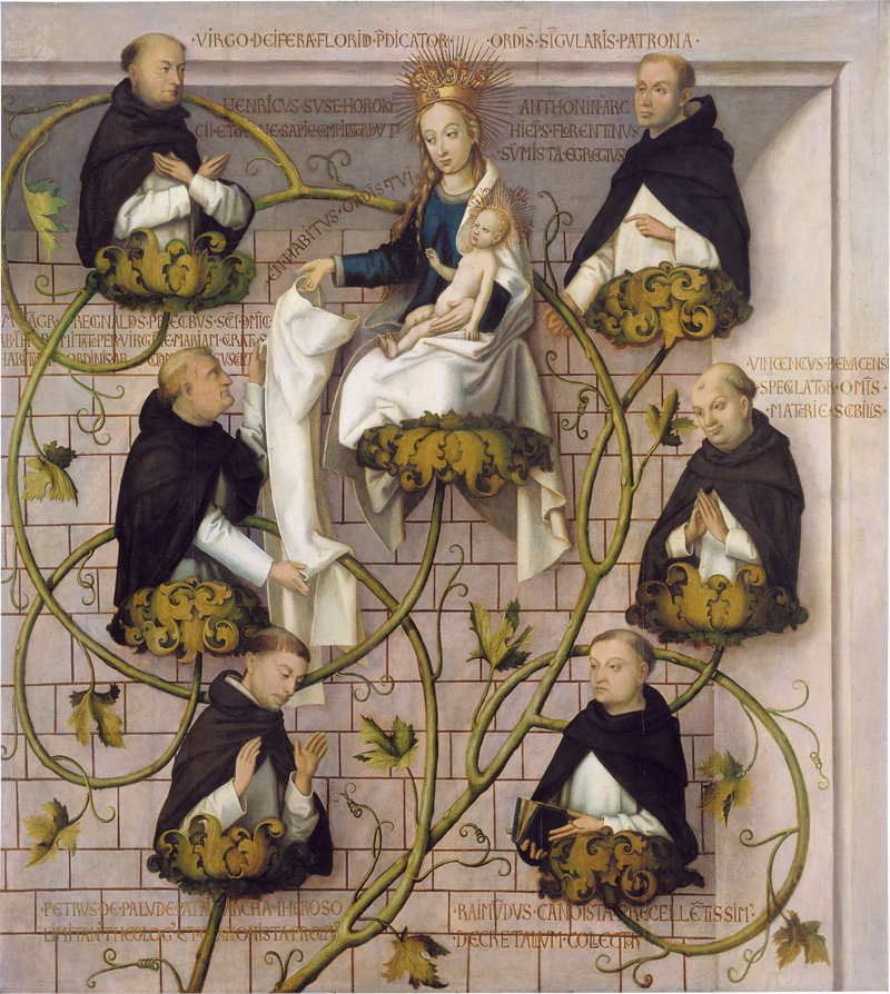 Frankfurt Dominik Retablo: Dominikan Tarikatı Soyu (üst bölüm) - Hans Holbein the Elder