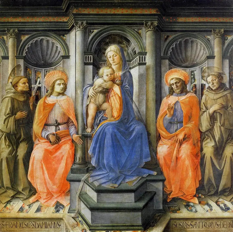 novisiyat retablosu - Fra Filippo Lippi
