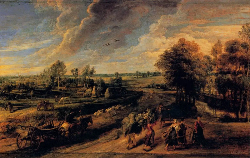 Tarlalara Dönüş - Peter Paul Rubens