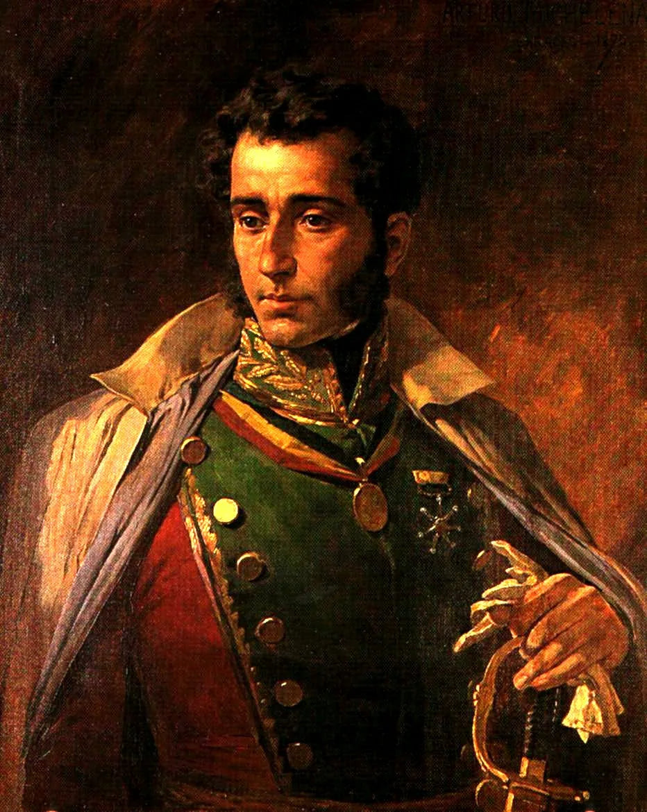Retrato del Mariscal Antonio Jose de Sucre. - Arturo Michelena image 1 copie peinte à la main à l’huile