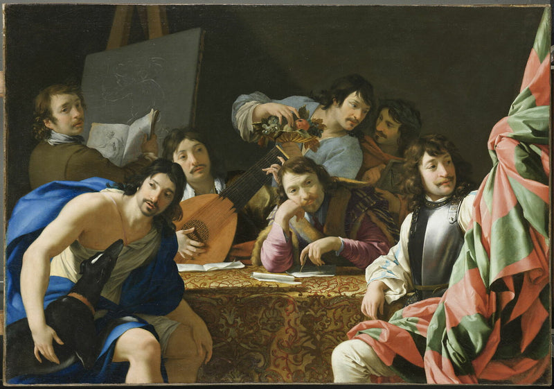 Arkadaş Buluşması - Eustache Le Sueur