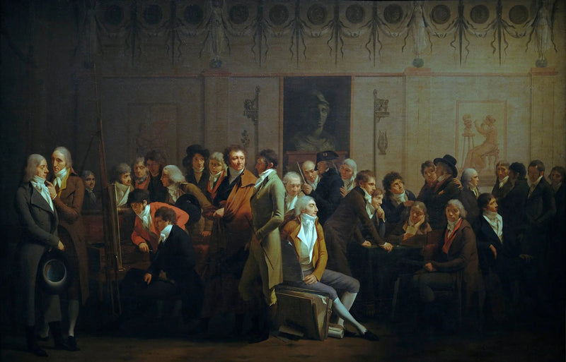 İsabey Atölyesinde Sanatçıların Buluşması - Louis-Léopold Boilly