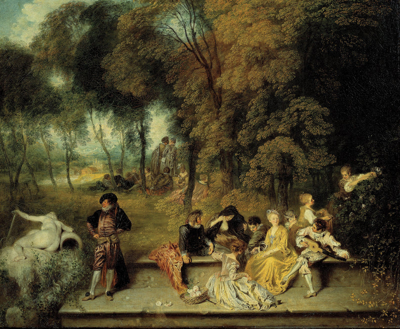Açık Hava Toplantısı - Antoine Watteau