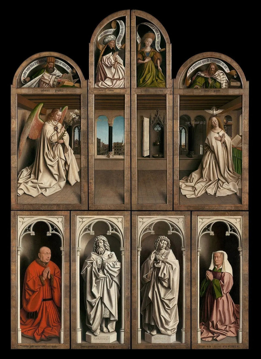 Jaluzi Dış Kapağı. Oda İçi. - Jan van Eyck