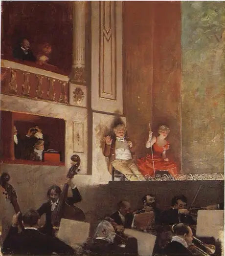Varieté Tiyatrosu'nda İnceleme - Jean Béraud