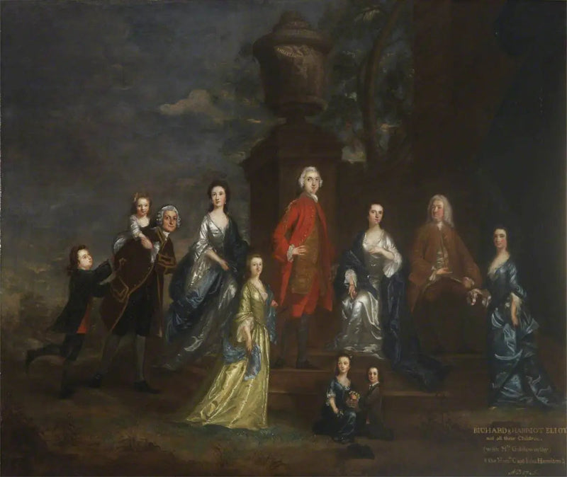 Richard Eliot ve ailesi - Joshua Reynolds