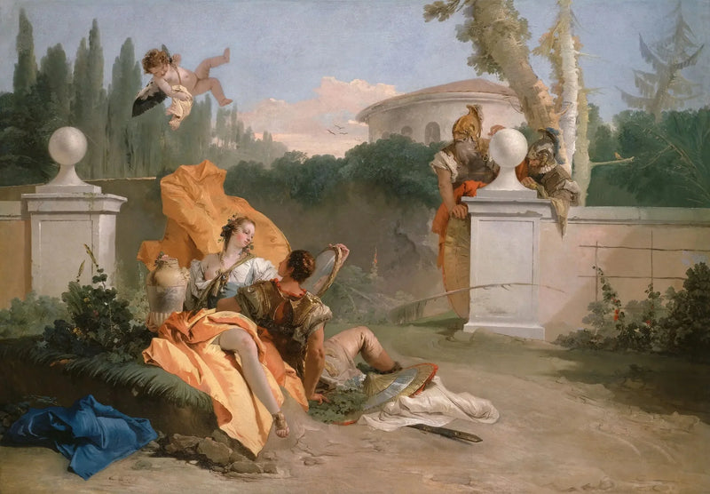 Rinaldo ve Armida Bahçesinde - Giovanni Battista Tiepolo