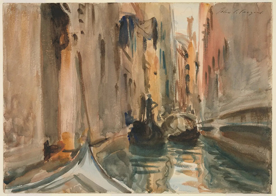 San Salvatore Kanalı, Venedik - John Singer Sargent