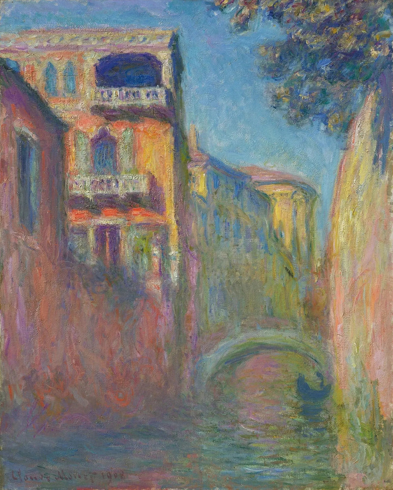 Rio della Selamı, Barberini Müzesi W1762 - Claude Monet
